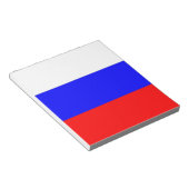 Blocnote met vlag van Rusland (Schuin)