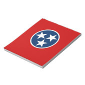 Blocnote met vlag van Tennessee State (Gedraaid)