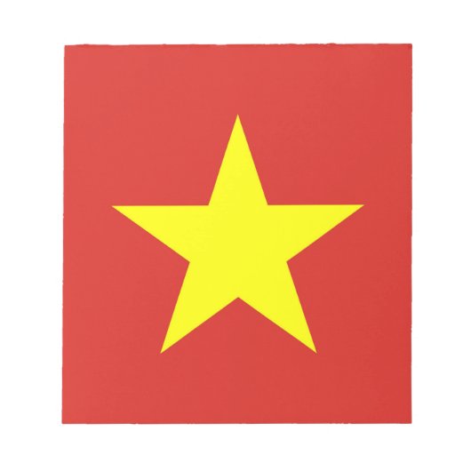 Blocnote met vlag van Vietnam (Voorkant)