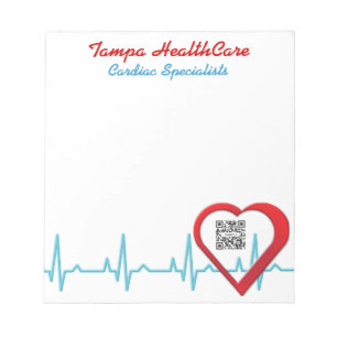 Blocnote Sjabloon Heart Health
