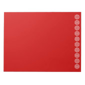Blocnote Snowflakes (Voorkant)