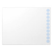 Blocnote Snowflakes (Voorkant)