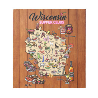 Blocnote — Wisconsin Supper Club Map