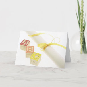 Blocs ABC et carte de diplôme