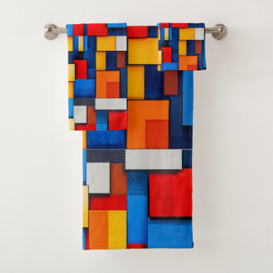 Blocs abstraits colorés