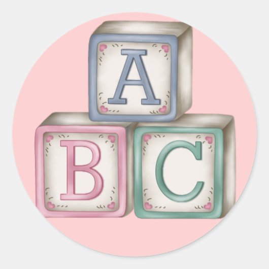 Blocs bébé Stickers (Devant)