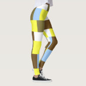Blocs bleus et Brown Leggings (Droite)