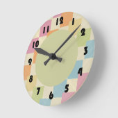 Blocs colorés Horloge murale (Angle)