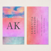 Blocs couleur aquarelle (Devant & derrière)