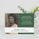 Blocs couleur verte/blanche de l'école Invitation  (Debout devant)