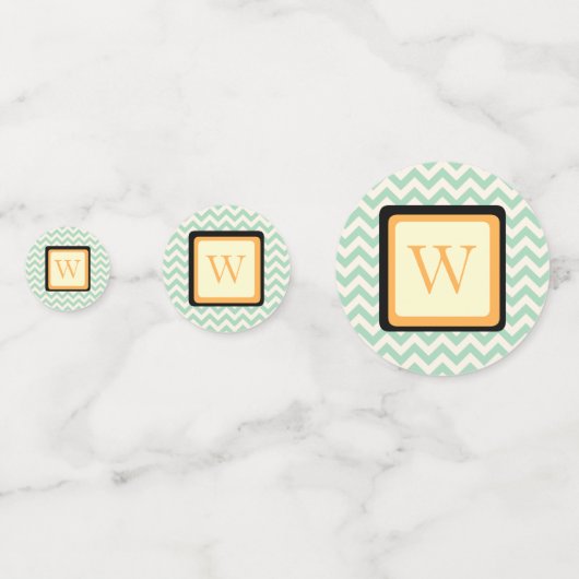 Blocs de bébé Poussette Table Confetti (Derrière)