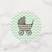 Blocs de bébé Poussette Table Confetti (Petit recto)