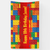 Blocs de construction Bannière d'anniversaire (Vertical)