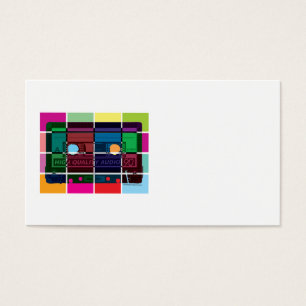 blocs de couleur de cassette des années 80