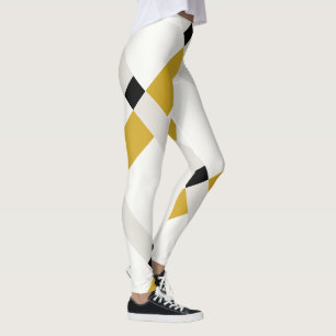 Blocs de couleur Geo minimaliste Leggings d'art mo