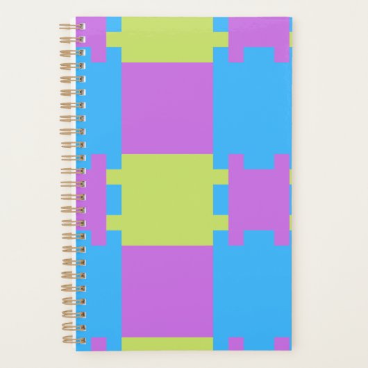 Blocs de couleur gras Vert Bleu Rose 7 (Devant)