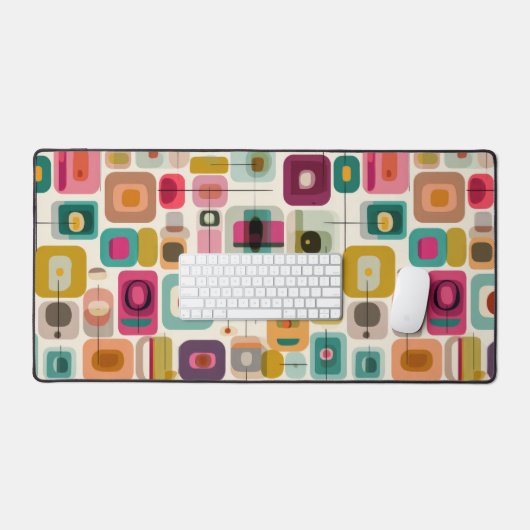 Blocs de couleur Motif géométrique moderne du mili (Clavier et souris)