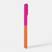 Blocs de couleur rose chaud et orange (Côté droit)