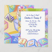 Blocs de couleurs 4,25 x 5,5 pouces Invitation (Devant / Derrière)