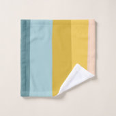 Blocs de couleurs mignons en bleu pastel (Gant de toilette)