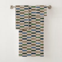 Blocs de décalage, Bleu d'ardoise, Forêt, Brown