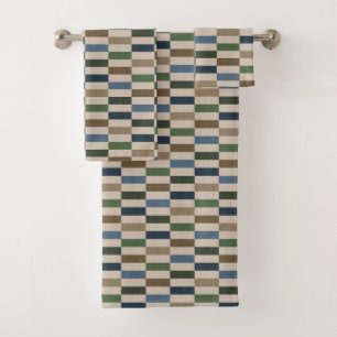 Blocs de décalage, Bleu d'ardoise, Forêt, Brown