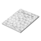 Blocs de golf bloc-notes personnalisé (Tourné)