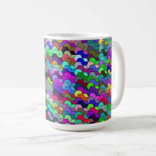 Blocs empilés Mug 15 oz (Devant droit)