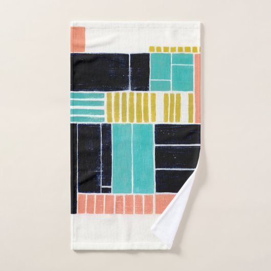 Blocs géométriques (Serviette à main)