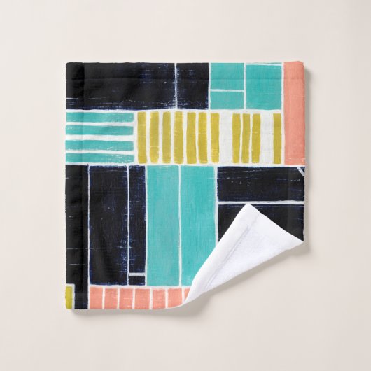 Blocs géométriques (Gant de toilette)