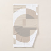Blocs Géométriques Doux – Ensemble de Serviettes A (Serviette à main)