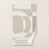 Blocs géométriques doux – Simples et élégants (Serviette à main)
