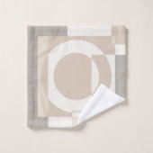 Blocs géométriques doux – Simples et élégants (Gant de toilette)