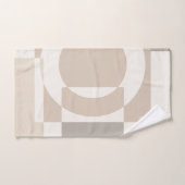 Blocs géométriques doux – Simples et élégants (Serviette à main)