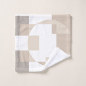 Blocs géométriques doux – Simples et élégants (Gant de toilette)