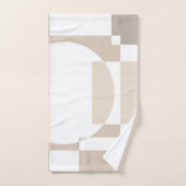 Blocs géométriques doux – Simples et élégants (Serviette à main)