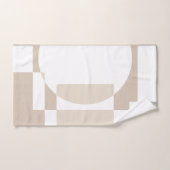 Blocs géométriques doux – Simples et élégants (Serviette à main)