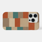 Blocs Géométriques Modernes Sarcelle & Beige (Verso Horizontal)
