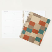 Blocs Géométriques Modernes Sarcelle & Beige (Devant avec enveloppe)