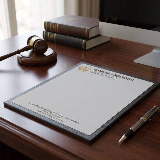 Blocs-notes à l'aspect de cuir de luxe pour avocat