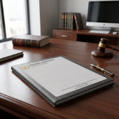 Blocs-notes à l'aspect de cuir de luxe pour avocat
