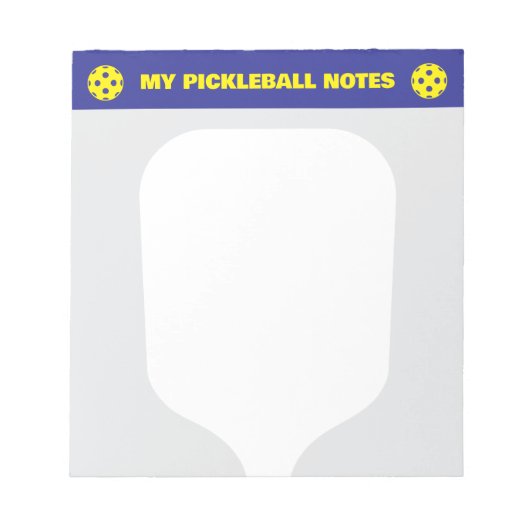 Blocs-notes de score de pickleball pour joueur et (Devant)
