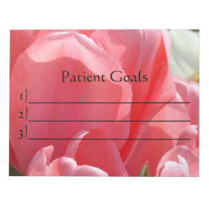 Blocs-notes des objectifs du patient Personnaliser