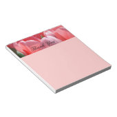 Blocs-notes Merci Tulipes Roses Fleurs de Printemp (Incliné)