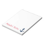 Blocs-notes personnalisés avec écriture d'ancre de (Tourné)