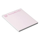 Blocs-notes personnalisés avec fleur de fuchsia De (Incliné)