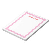 Blocs-notes personnalisés avec monogramme et bordu (Tourné)