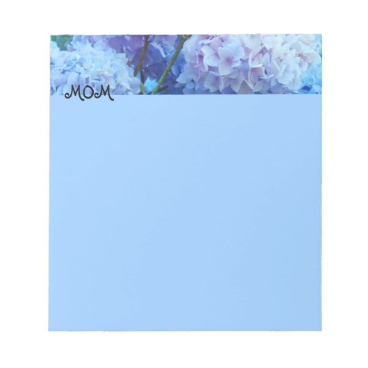 Blocs-notes personnalisés pour MAMAN Fleurs d'Hydr (Devant)
