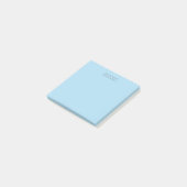 Blocs-notes Post-it bleu clair personnalisés (Incliné)