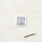 Blocs-notes Post-it Union des Couvreurs Bouledogue (Sur un bureau)
